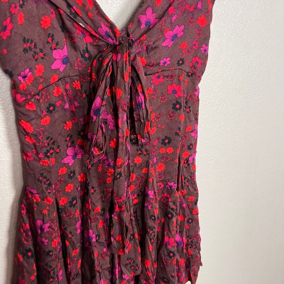 Free People It Takes Two Wrap Dress in Plum Size Small - Picture 3 of 11
